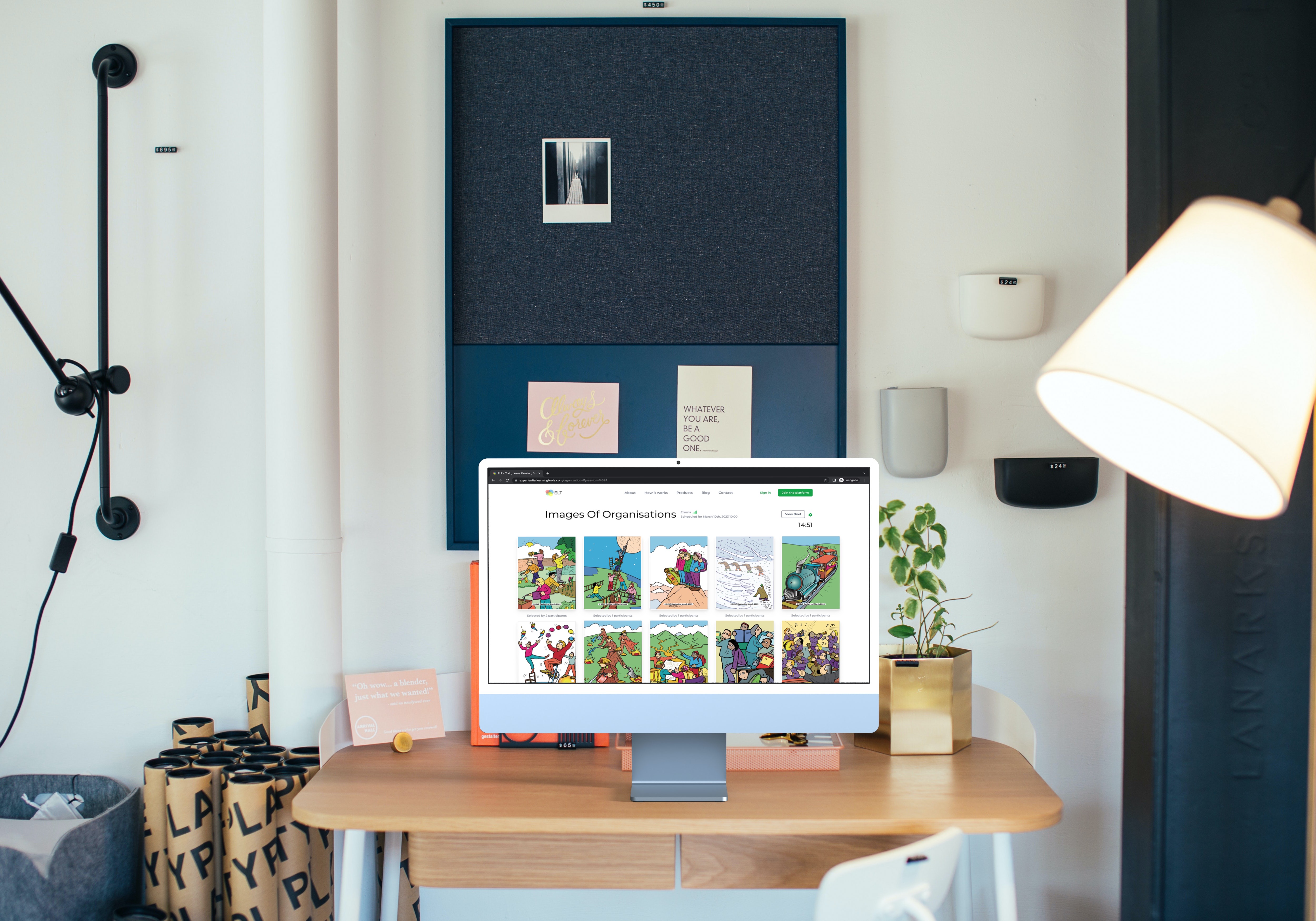 screenshot of Experiential Learning Tools